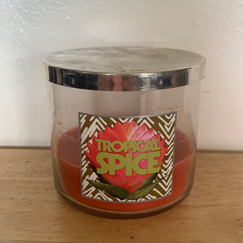 Bath & Body Works Tropical Spice 3 Wick Candle